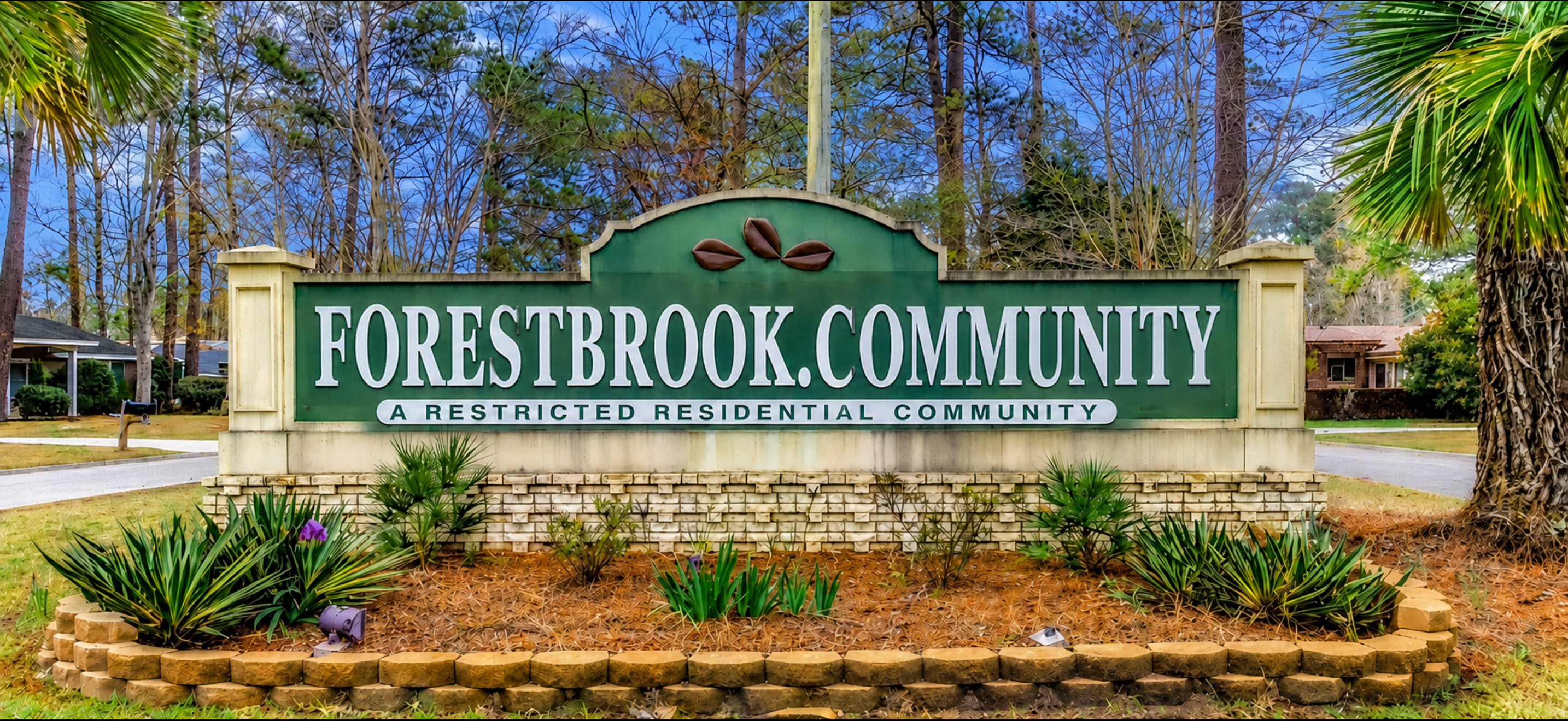 Forestbrook Community entrance sign